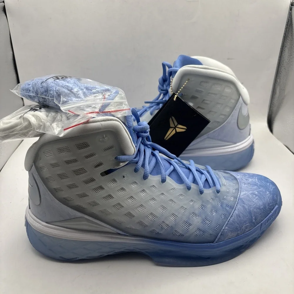 Kobe III 3 Protro High Christmas Blue/White IQ5338-400 No Box Lid Size 11 Men